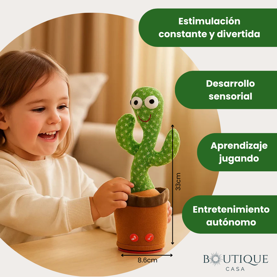 Peluche Educativo Interactivo | DanceCactus™