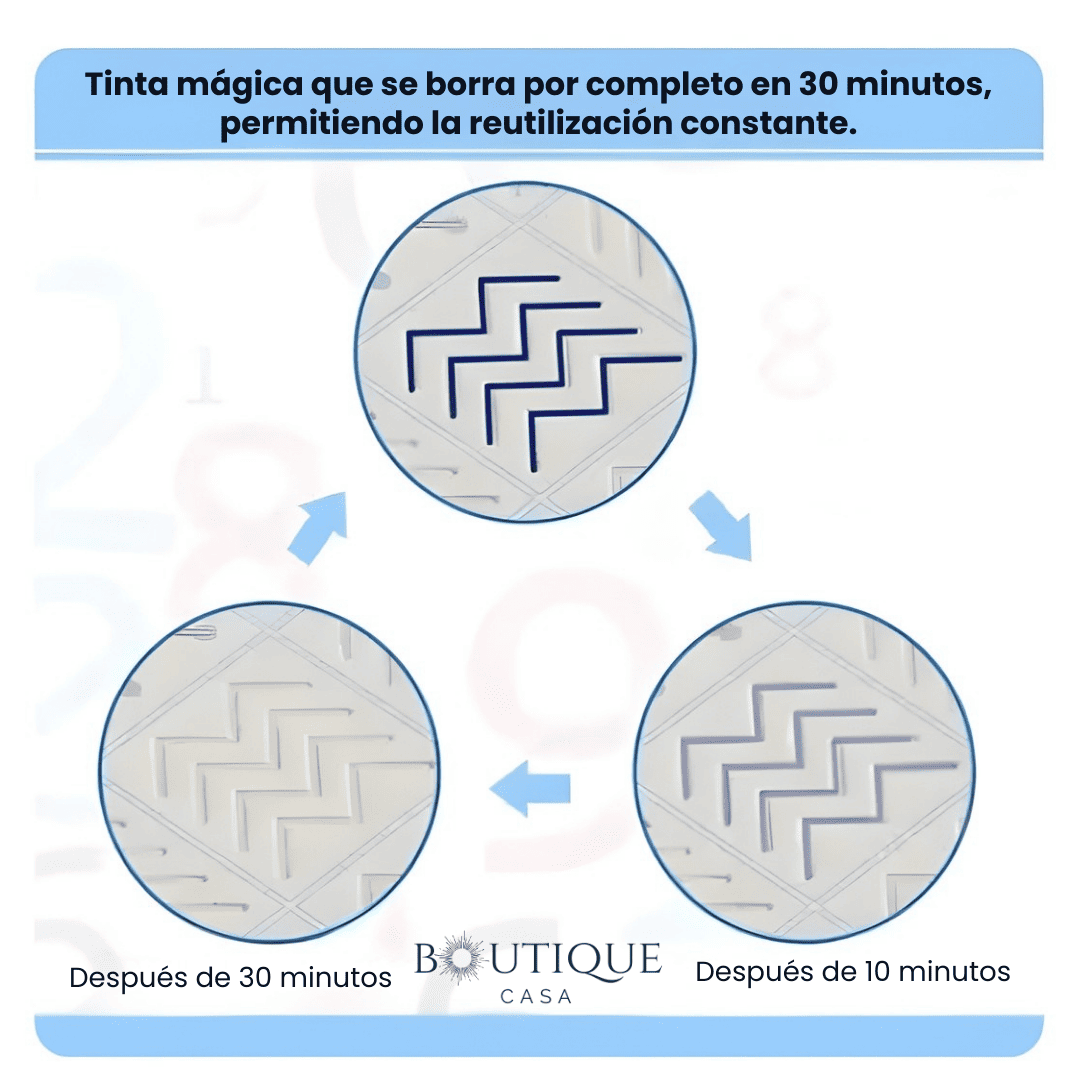Cuadernos Caligrafía Reutilizables | MagicScript™