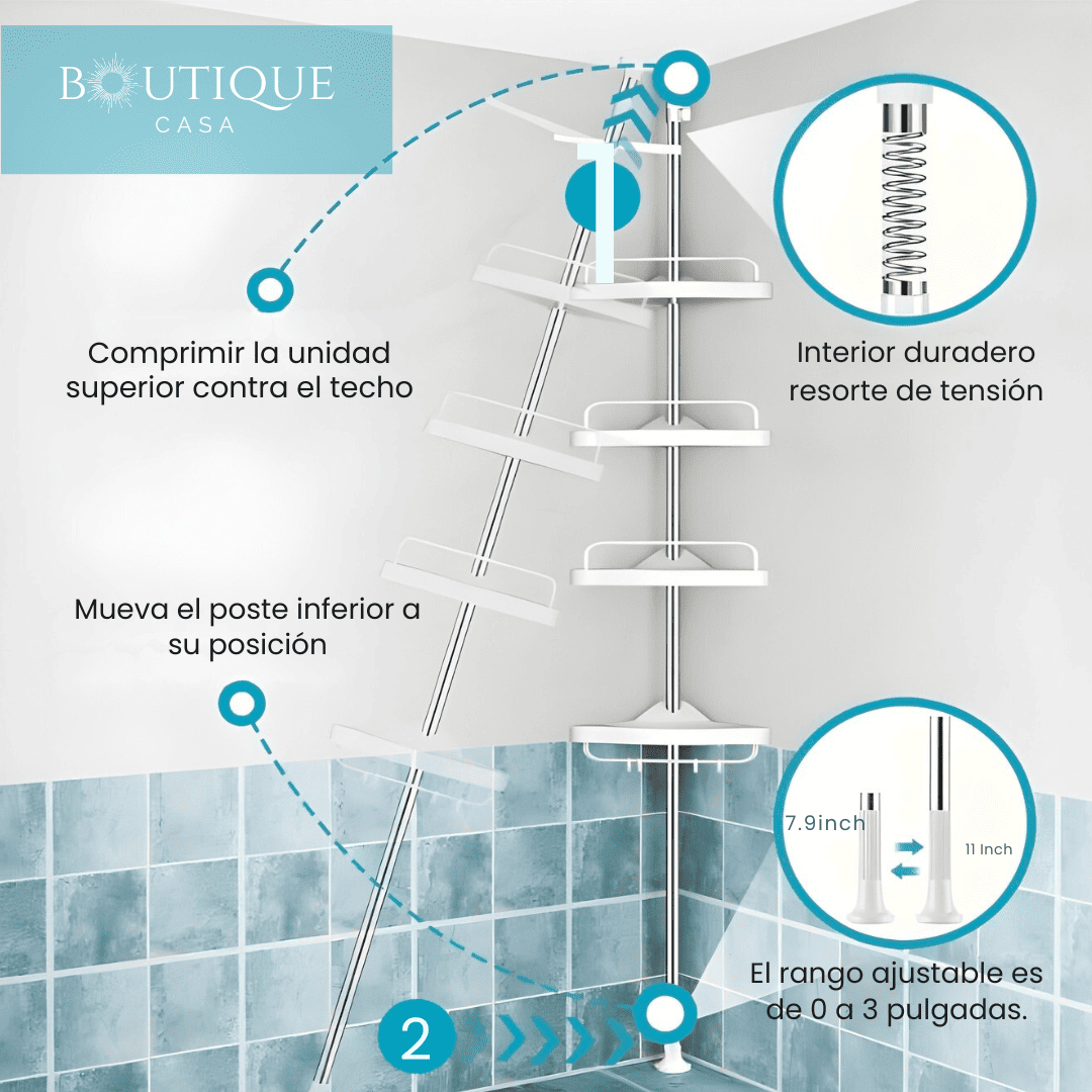 Organizador Esquinero de Baño | ShowerOrden™