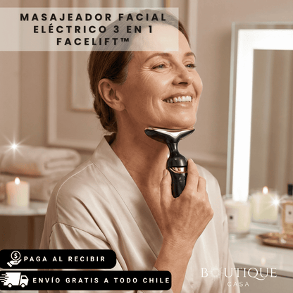 Masajeador Facial Eléctrico 3 en 1 | FaceLift™