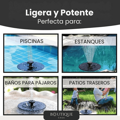 Fuente de Agua con Energía Solar | EcoWater™