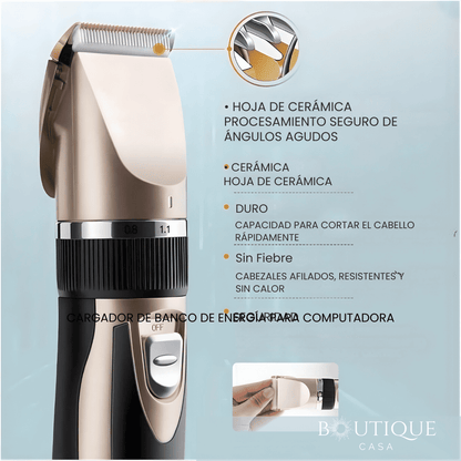 Set Cortapelos Pro para Mascotas | SilentCut™