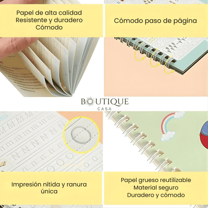 Cuadernos Caligrafía Reutilizables | MagicScript™