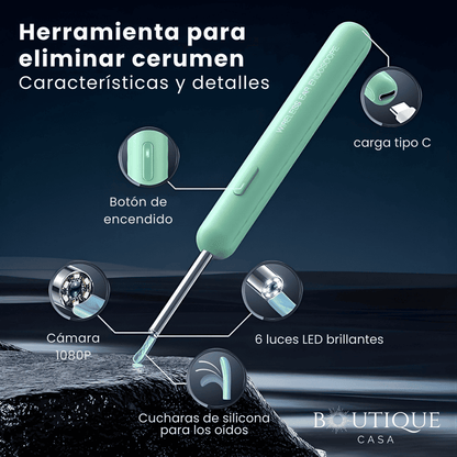 Limpiador Oídos con Cámara | VisualClean™