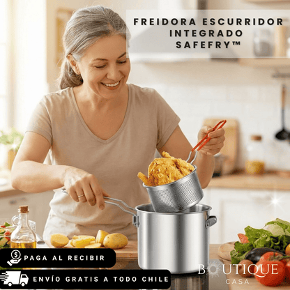 Freidora Escurridor Integrado | SafeFry™