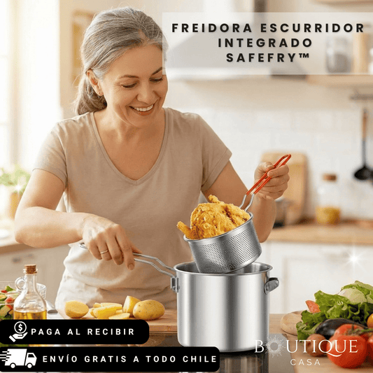 Freidora Escurridor Integrado | SafeFry™