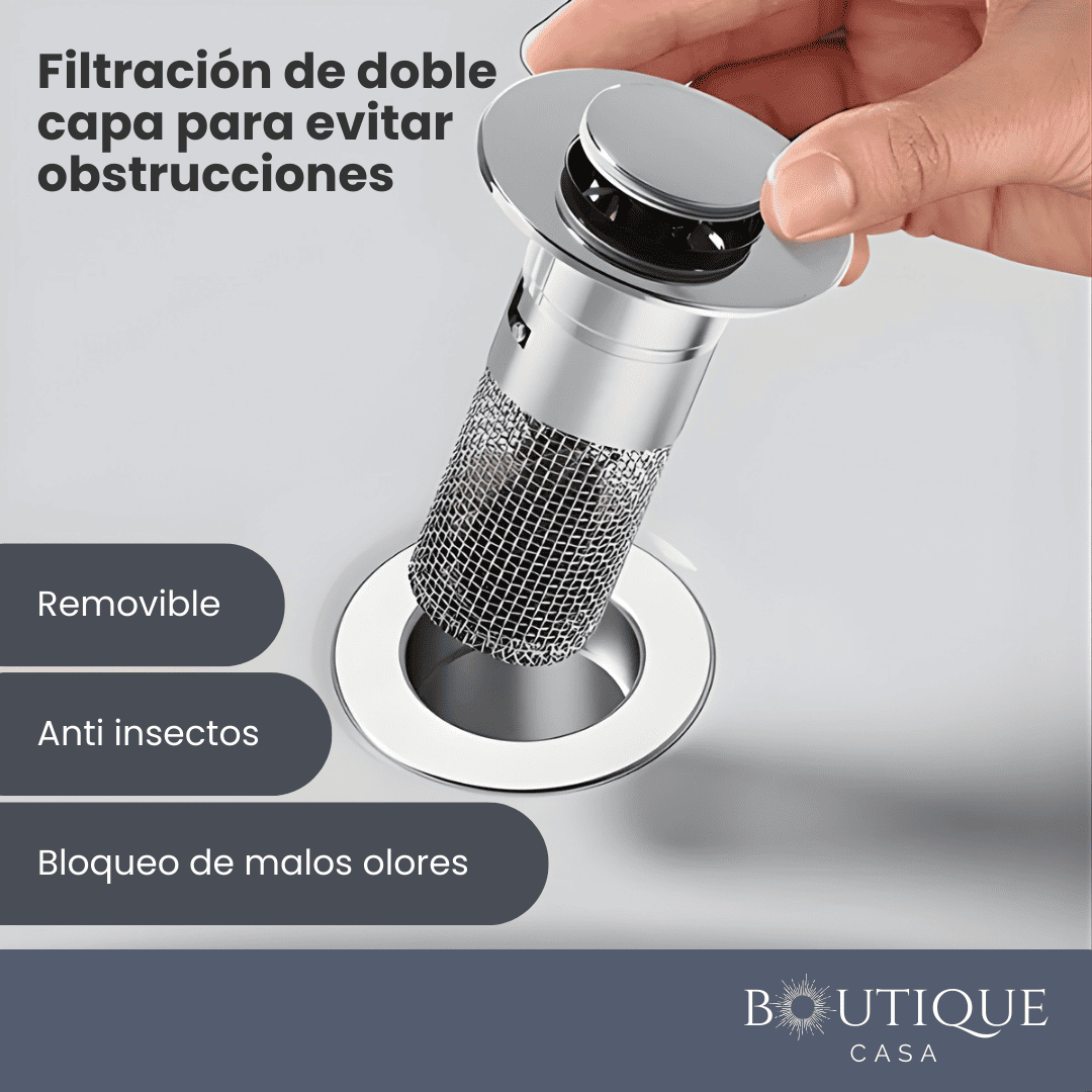 Kit 2 Tapones Lavamanos | CleanDrain™