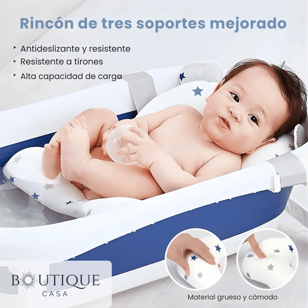 Tina Bebé con Termómetro | SafeBath™