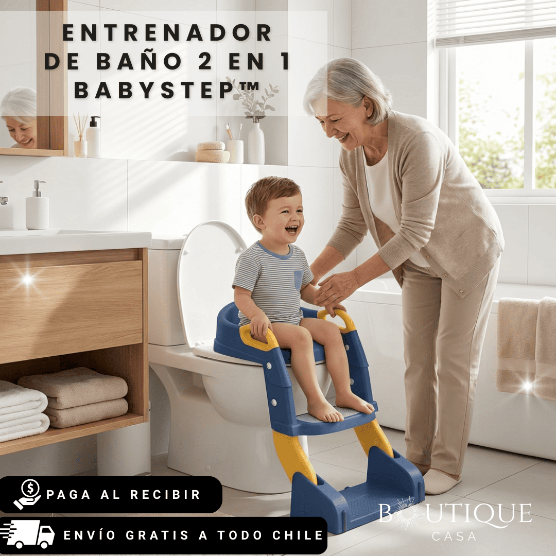 Entrenador de Baño 2 en 1 | BabyStep™