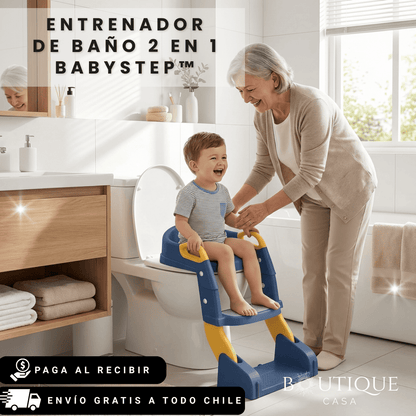 Entrenador de Baño 2 en 1 | BabyStep™