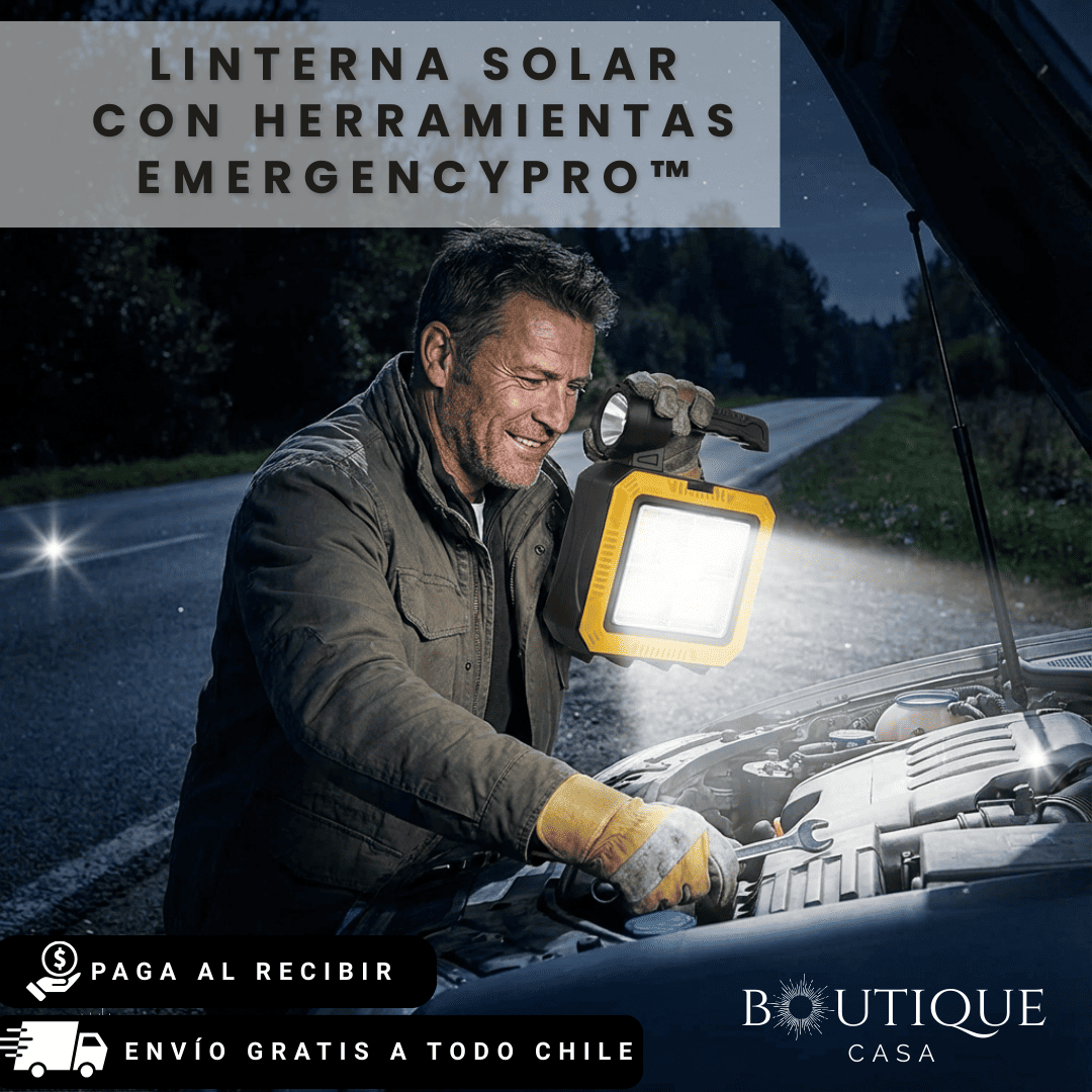 Linterna Solar con Herramientas | EmergencyPro™
