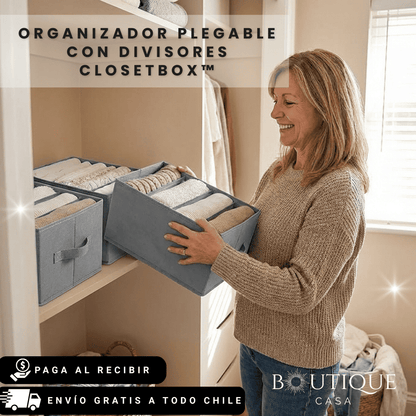 Organizador Plegable con Divisores | ClosetBox™