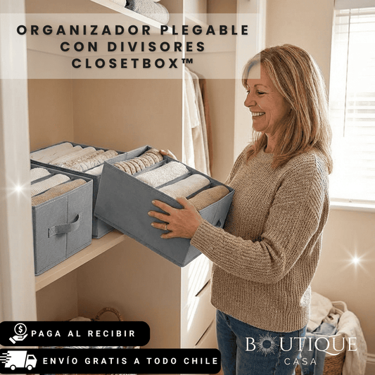 Organizador Plegable con Divisores | ClosetBox™