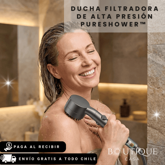 Ducha Filtradora de Alta Presión | PureShower™