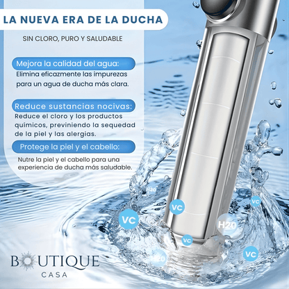 Ducha Filtradora de Alta Presión | PureShower™