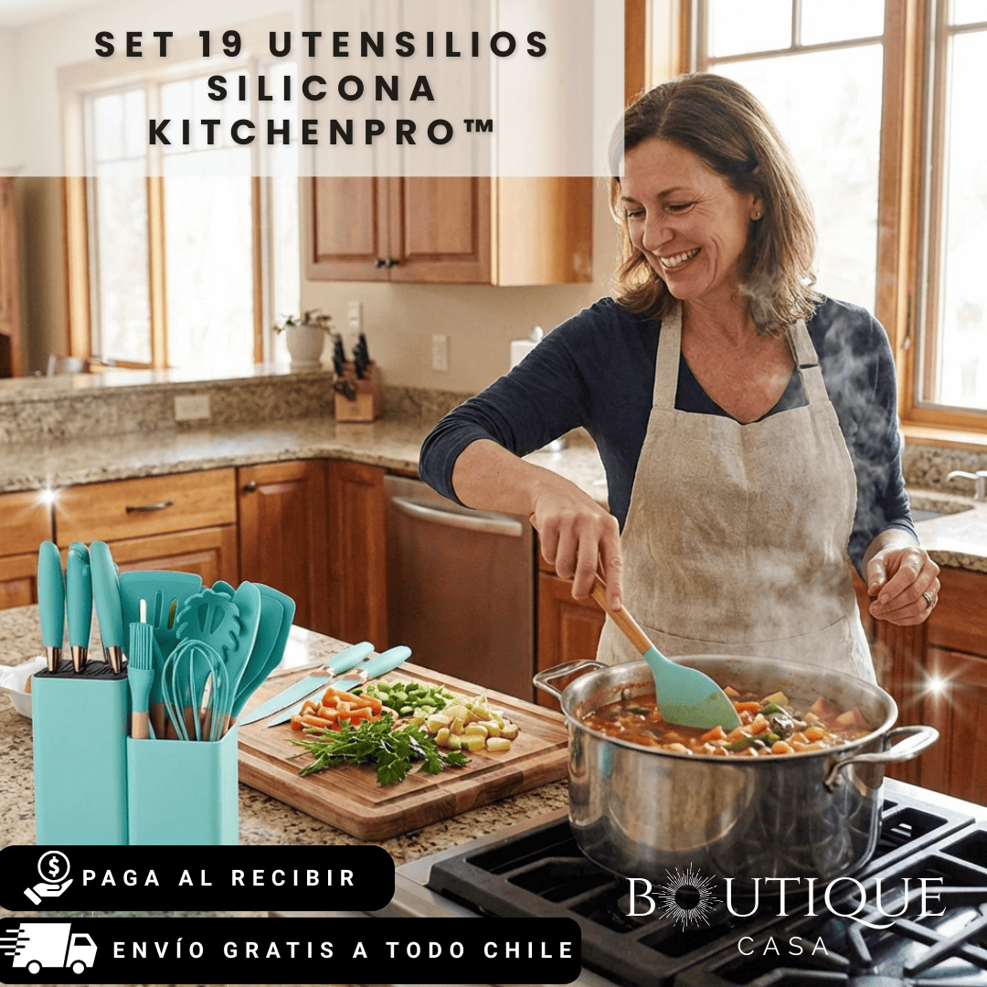 Set 19 Utensilios Silicona | KitchenPro™