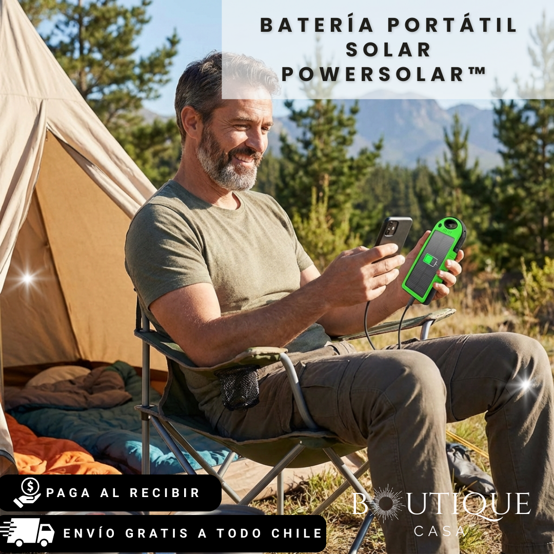 Batería Portátil Solar | PowerSolar ™
