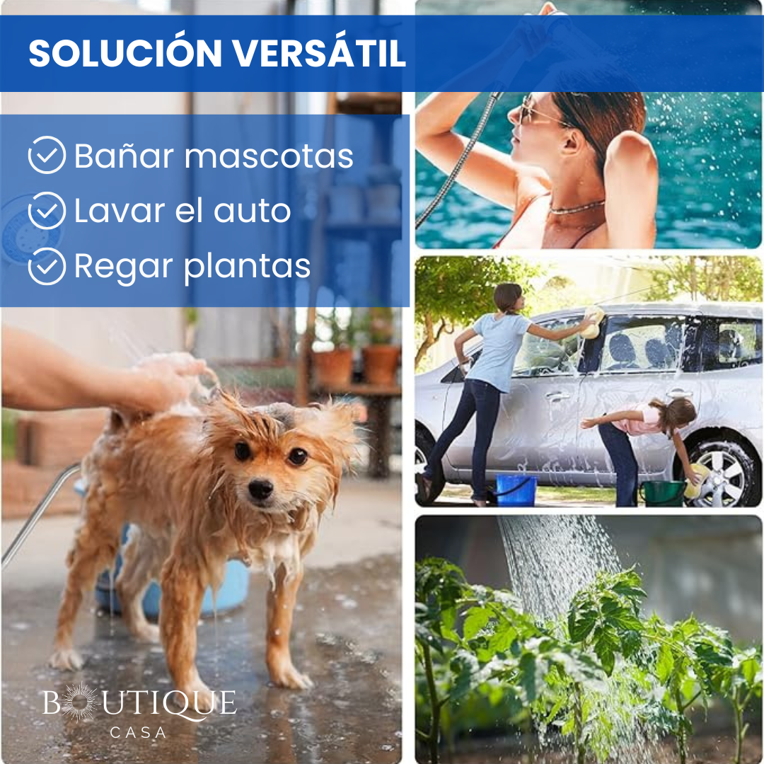 Ducha Portátil Recargable | AquaPower™
