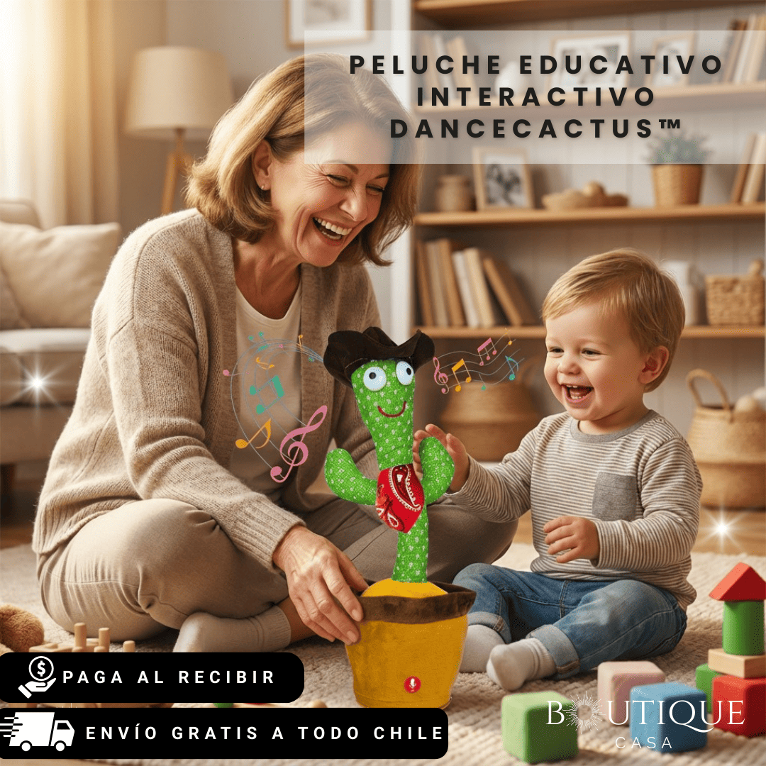 Peluche Educativo Interactivo | DanceCactus™