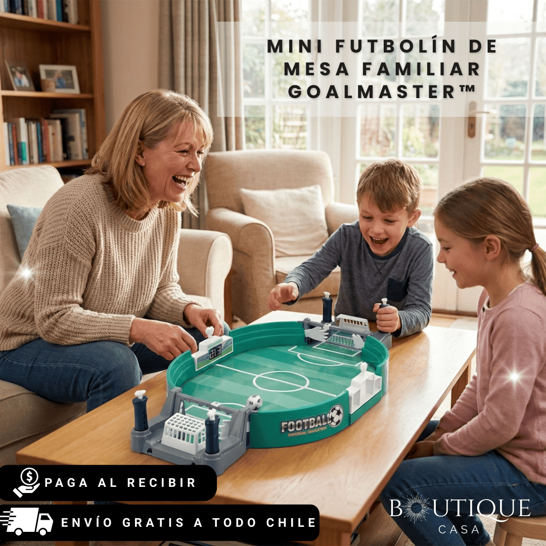 Mini Futbolín de Mesa Familiar | GoalMaster™