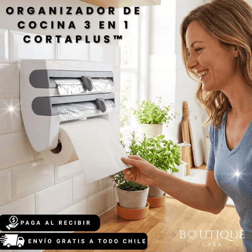 Organizador de Cocina 3 en 1 | CortaPlus™