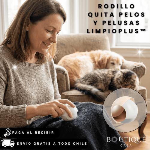 Rodillo Quita Pelos y Pelusas | LimpioPlus™