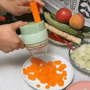 Picatodo Eléctrico 3 en 1 🔋🥒